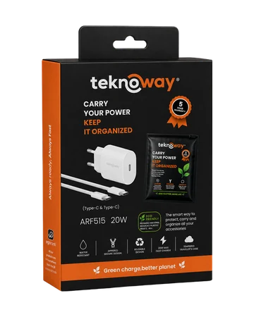 Teknoway ARF515 20W Şarj Seti kutusu