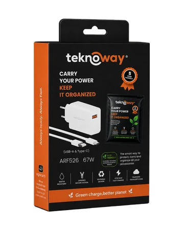 Teknoway ARF526 67W Şarj Seti kutusu